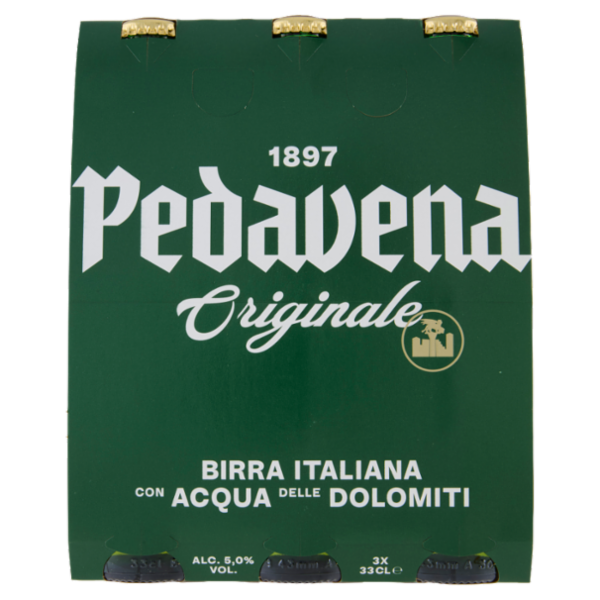 Pedavena Tradizione Italiana 3 x 33 cl