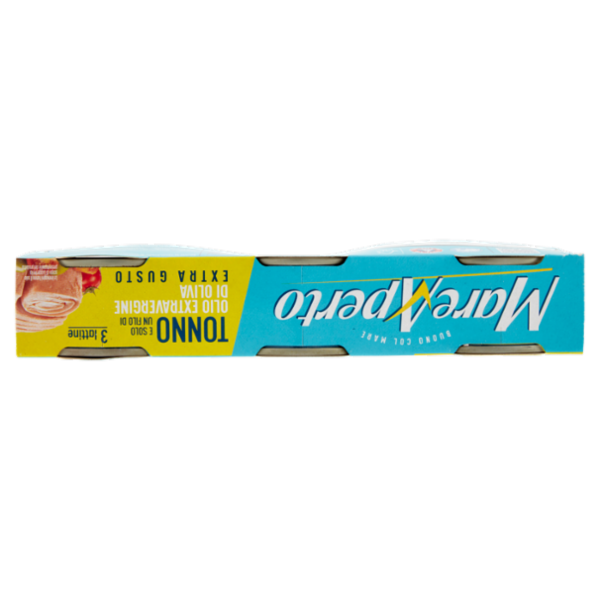 Mare Aperto Extra Gusto Tonno e Solo un Filo di Olio Extravergine di Oliva 3 x 60 g