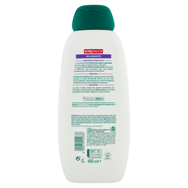 Borotalco Lavanda e Iris Rilassante Bagnodoccia 450 ml