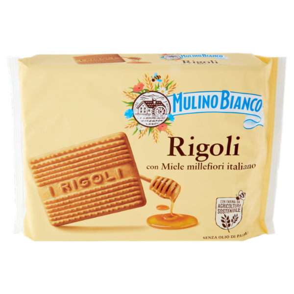 Mulino Bianco Rigoli Biscotti con Miele Millefiori Italiano 800g