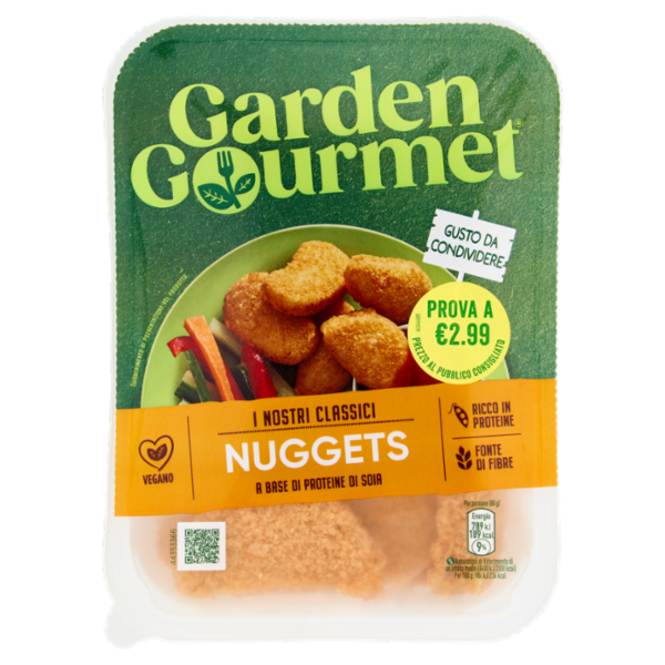 GARDEN GOURMET Nuggets di Soia Vegani 200g