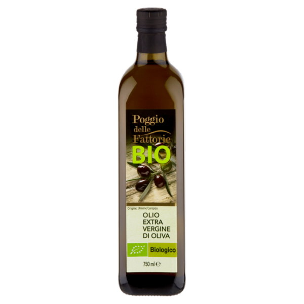 Poggio delle Fattorie Bio Olio Extra Vergine di Oliva Biologico 750 ml