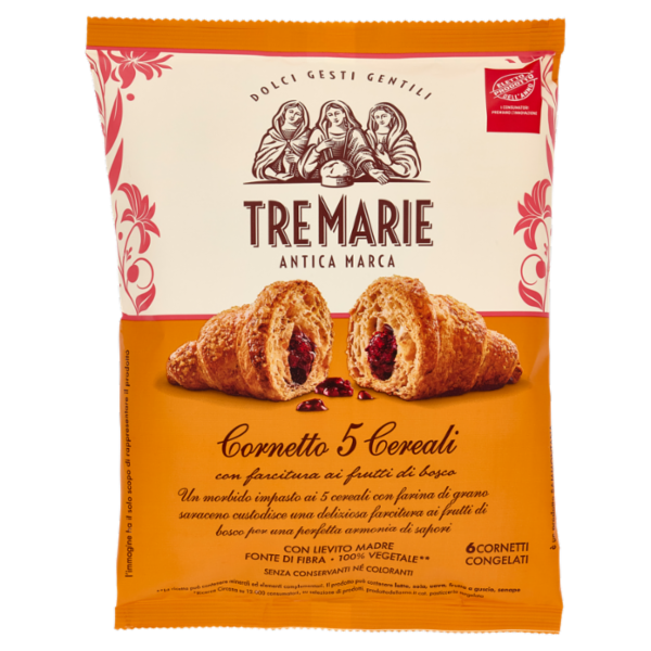 Tre Marie Cornetto 5 Cereali 6 x 65 g
