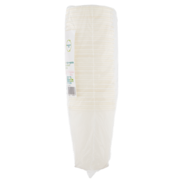 Selex Natura Chiama Bicchieri in Cartoncino Eco Biodegradabili e Compostabili 250 cc 25 pezzi