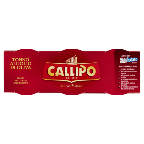 Callipo Tonno all'Olio di Oliva 3 x 80 g