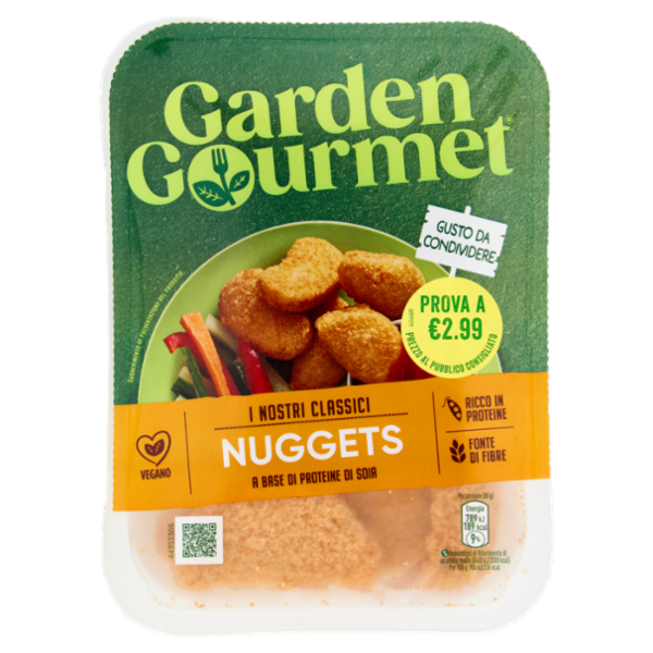 GARDEN GOURMET Nuggets di Soia Vegani 200g