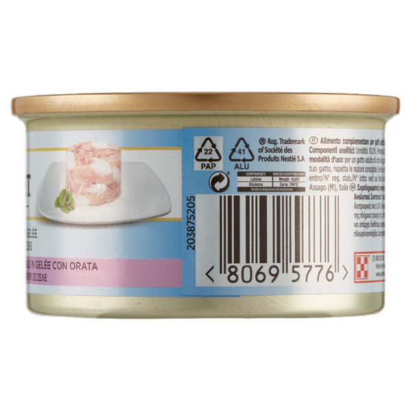 PURINA GOURMET Diamant in Gelée Fiocchi di Tonno Naturale in Gelée con Orata 85 g