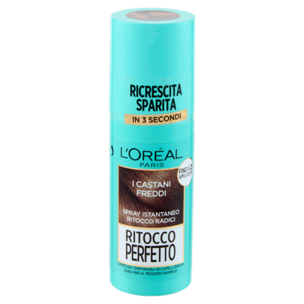 L'Oréal Paris Ritocco Perfetto Spray Istantaneo Ritocco Radici, Castano Freddo