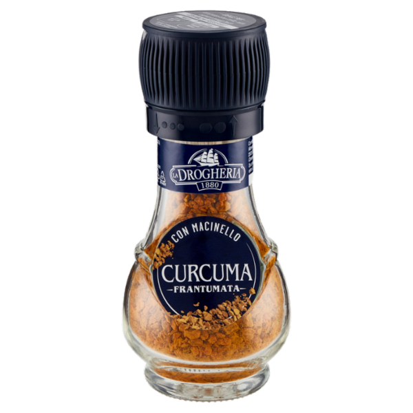 La Drogheria 1880 Curcuma Frantumata con Macinello 48 g