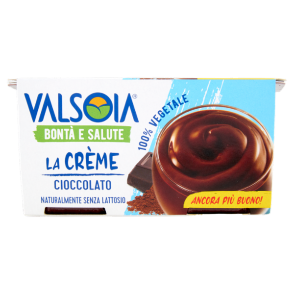 Valsoia Bontà e Salute la Crème Cioccolato gusto intenso 2 x 115 g
