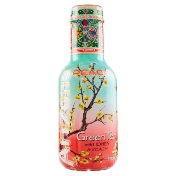 AriZona Green Tea with Honey & Peach 500 ml