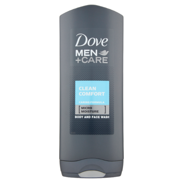 Dove Men+Care Clean Comfort Gel Doccia Corpo e Viso 400 ml