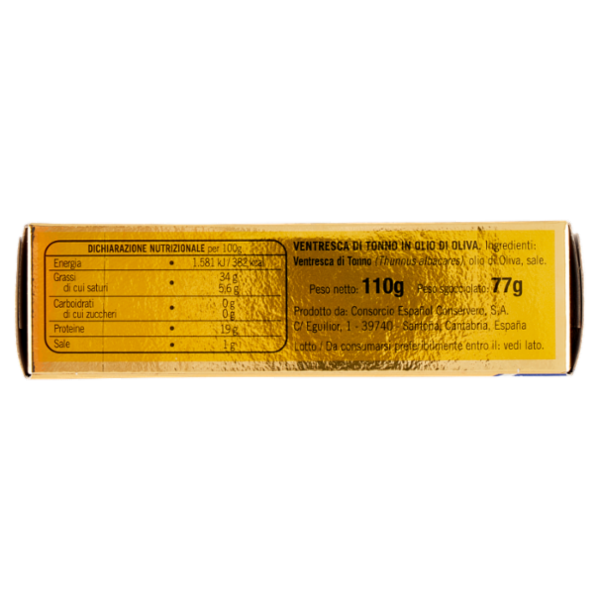 Consorcio Ventresca di Tonno in olio di oliva 110 g
