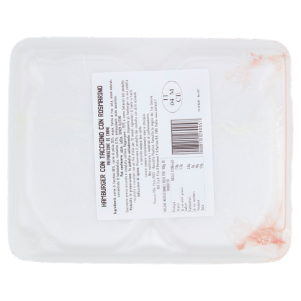 Aia Classico Hamburger con Tacchino al Rosmarino 0,200 kg