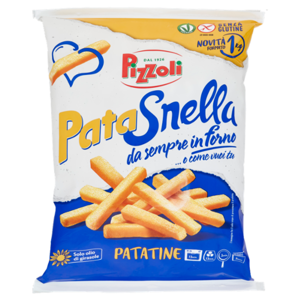 Pizzoli PataSnella Patatine 1 Kg