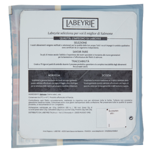 Labeyrie Salmone Affumicato Scozia 90 g