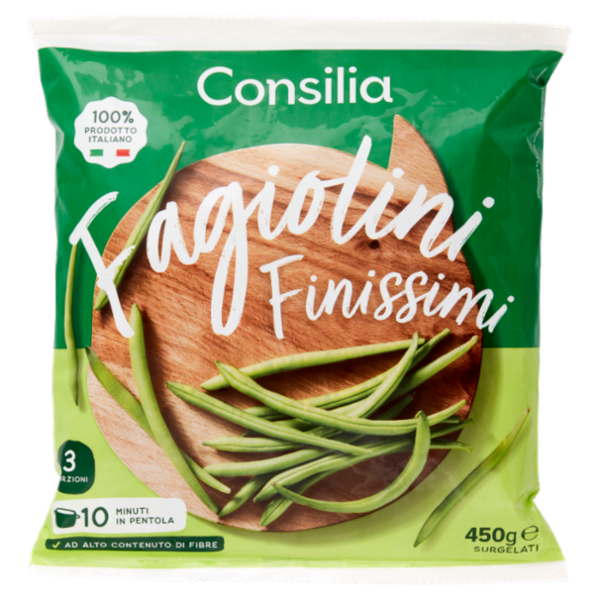 Consilia Fagiolini Finissimi Surgelati 450 g