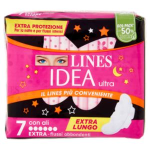 Lines Idea Ultra Extra - Flussi Abbondanti Con Ali 7 Pz