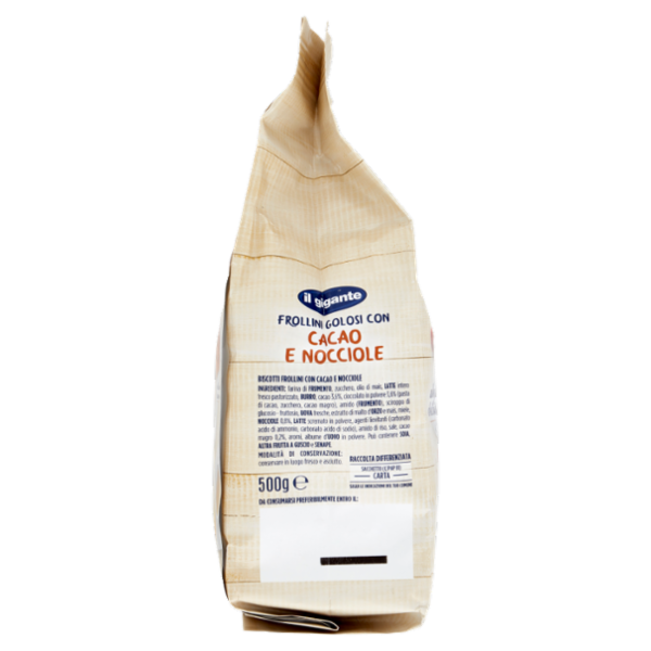 IL GIGANTE Frollini Golosi con Cacao e Nocciole 500 g