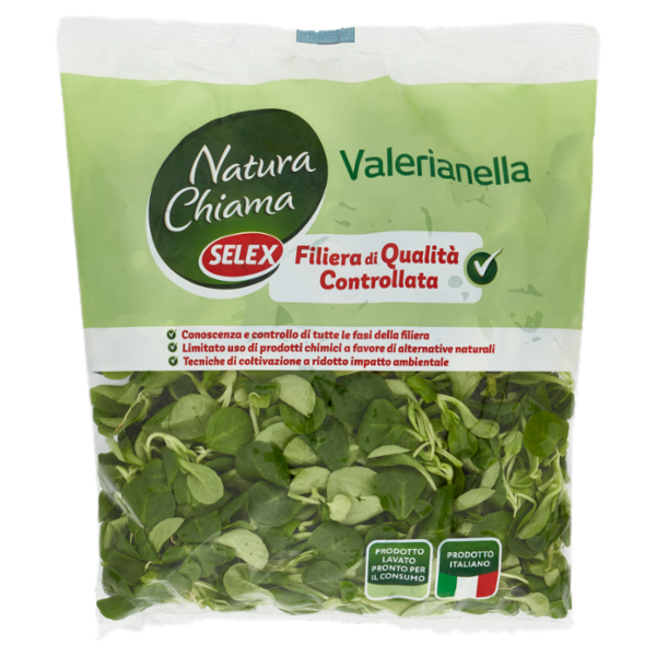 Selex Natura Chiama Valerianella Lavata e Pronta per il Consumo 150 g
