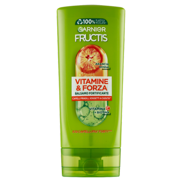Garnier Fructis Balsamo Vitamine&Forza, arricchito con Vitamine, 200 ml