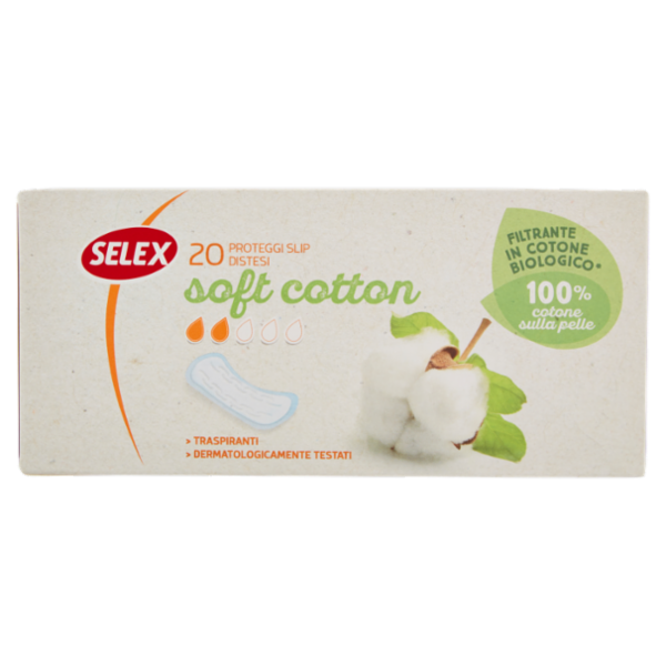 Selex Proteggi Slip in Cotone Biologico 20 pezzi