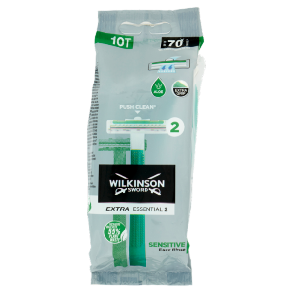 Wilkinson Sword Rasoio usa&getta Extra Essential 2 Sensitive x10