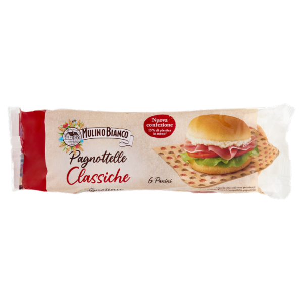 Mulino Bianco Pagnottelle Classiche Pane Ideale per Panini 360g
