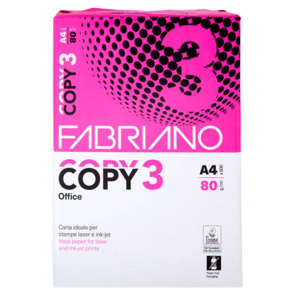 Fabriano Copy 3 Office A4 80 g/m² 500 Fogli