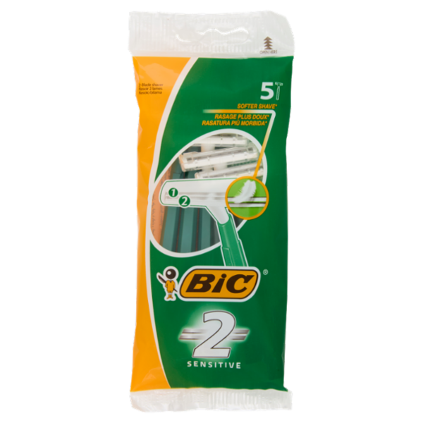 Bic 2 Sensitive rasoi bilama 5 pz