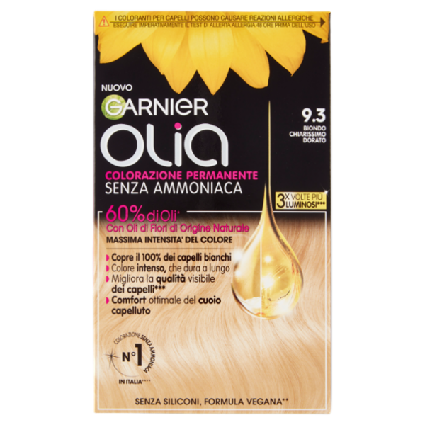 Garnier Olia Tinta Capelli, Senza Ammoniaca, Goldlight Blond 93