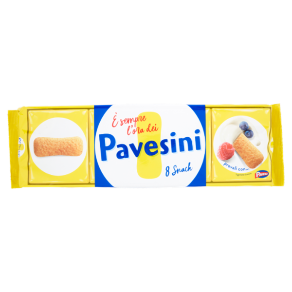 Pavesi Pavesini Classici Snack Goloso Biscotti Leggeri per Colazione Tiramisù 200g