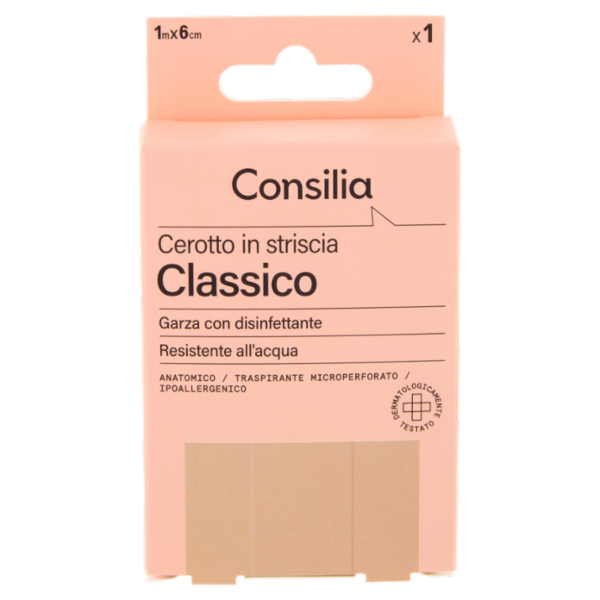 Consilia Saper Scegliere Cerotto in Striscia Classico 1m x 6cm 1 pz