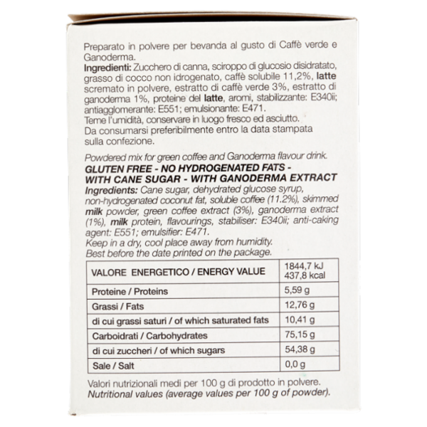 foodNess Caffè Verde e Ganoderma 10 x 20 g