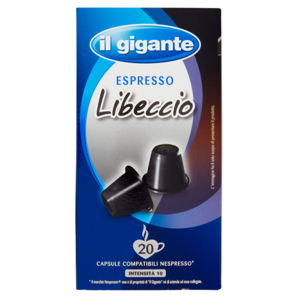 IL GIGANTE Espresso Libeccio 20 Capsule 100 g