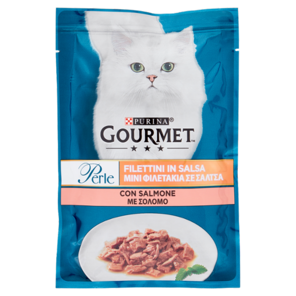 PURINA GOURMET Perle Filettini in Salsa con Salmone 85 g