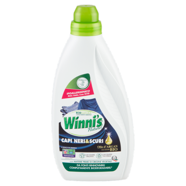 Winni's Capi Neri & Scuri Olio d'Argan con estratto Bio 750 ml