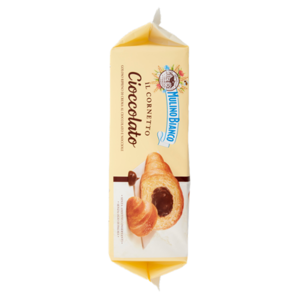 Mulino Bianco Cornetti al Cioccolato Merenda senza Additivi Conservanti 6 pezzi 300g