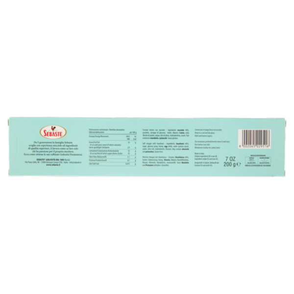 Sebaste Torrone Tenero con Nocciole 200 g