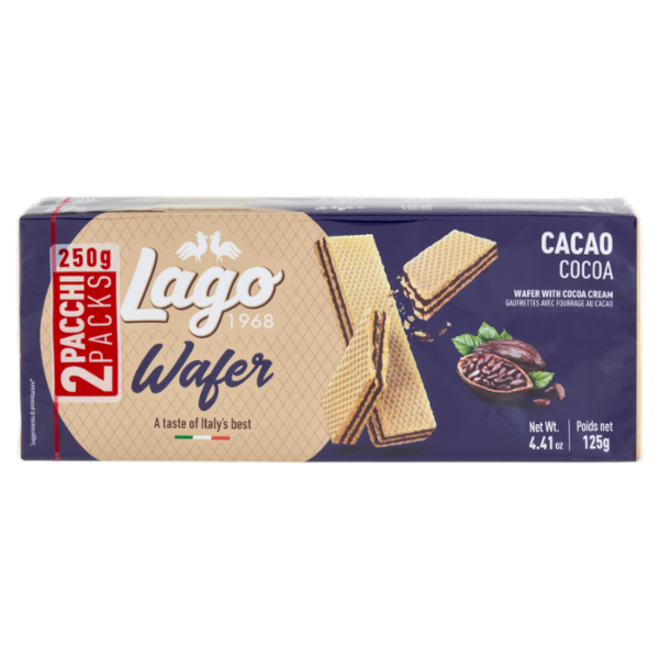 Gastone Lago Wafers alla Cremacacao 2 x 125 g