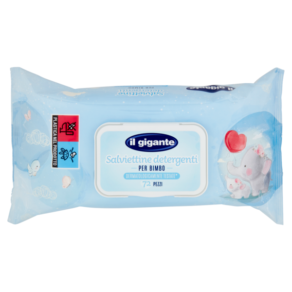 IL GIGANTE Salviettine detergenti per Bimbo 72 pz
