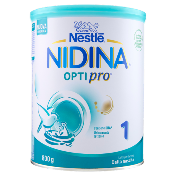 NESTLÉ NIDINA Optipro 1 Latte per lattanti in polvere dalla nascita Latta 800g