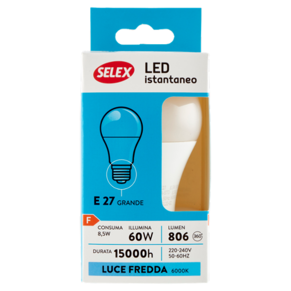 Selex Lampadina Led SMD Goccia E27 9W