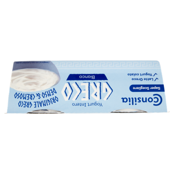 Consilia Saper Scegliere Yogurt Intero Greco Bianco 2 x 150 g
