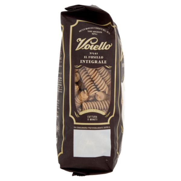 Voiello Pasta Il Fusillo Integrale N°141 grano Aureo 100% italiano Trafilata bronzo 500g