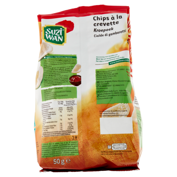 Suzi Wan Cialde di gamberetti 50 g