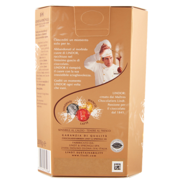 Lindt Cioccolatini Lindor Cioccolatini assortiti Scatola 200 g