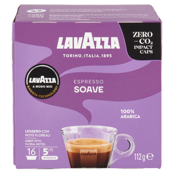 Lavazza A Modo Mio Espresso Soave 16 Capsule 112 g