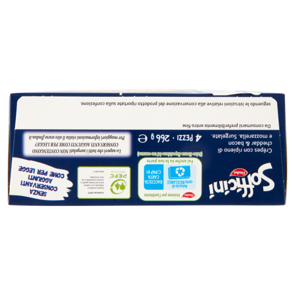 Sofficini Findus 4 Sofficini Cheddar e Bacon Più Mozzarella 266 g