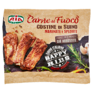 Aia Carne Al Fuoco Costine Di Suino Marinate e Speziate 500 g